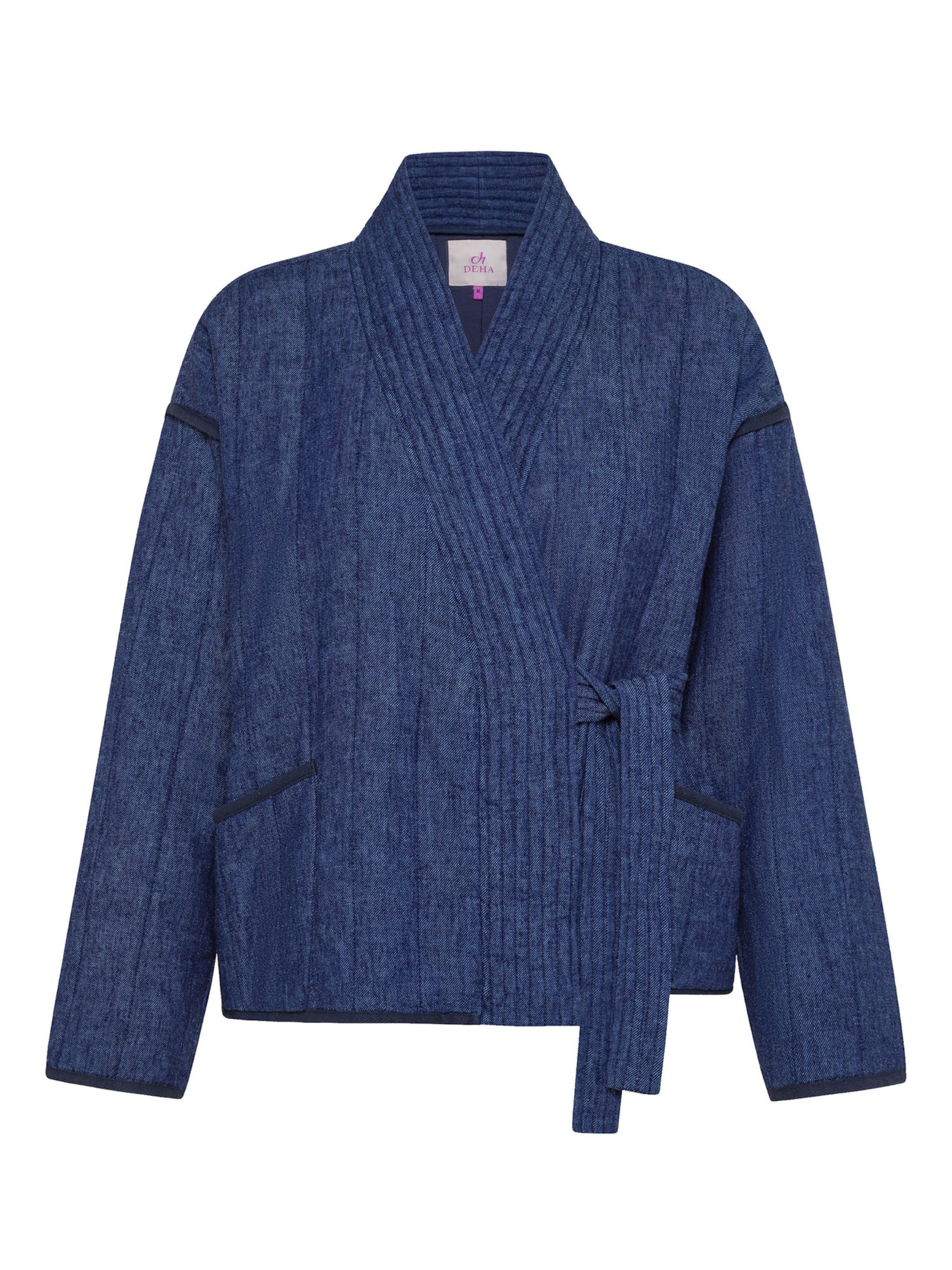 DEHA Kimono in Blau: Vorderseite