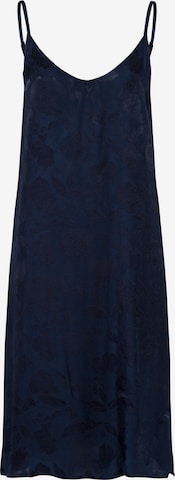 Hanro Nightgown ' Valene ' in Blue: front