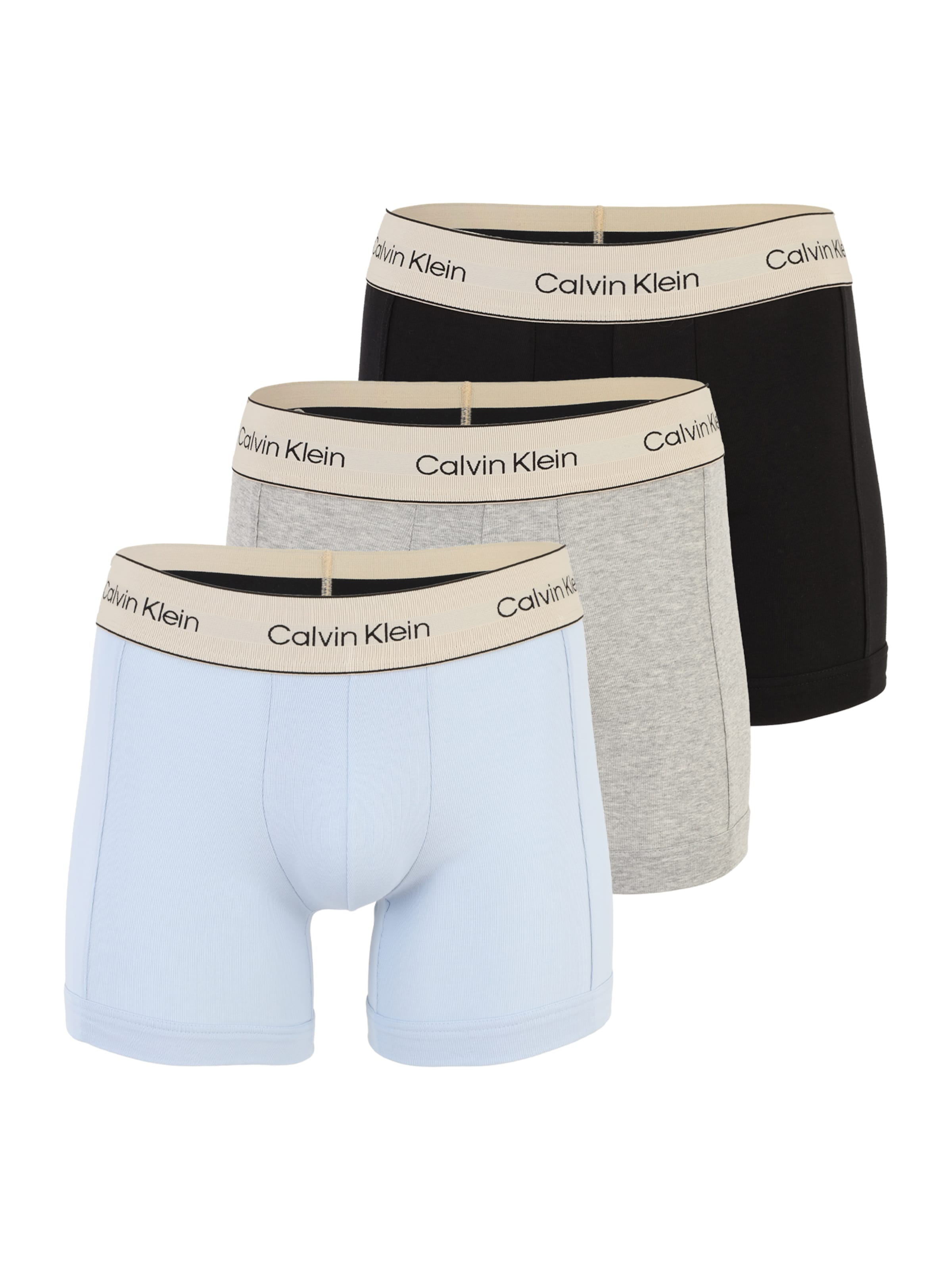 Calvin Klein Underwear Boxer shorts in XS in Kitt / Light blue / Mottled grey / Black, Item view