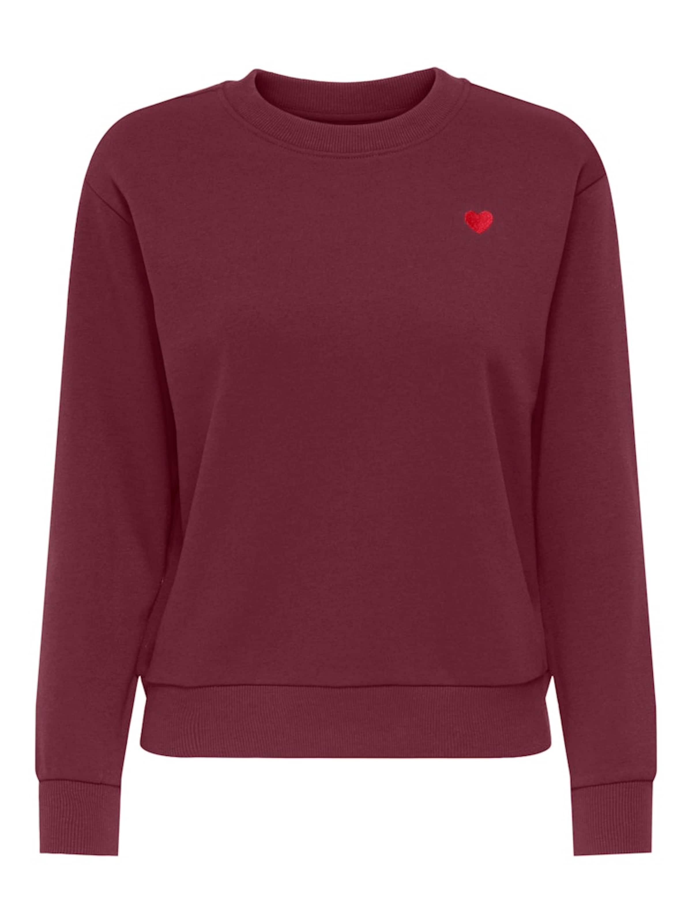 JDY Свитшот 'JDYParis' в Коричневый: спереди