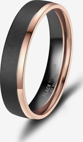 Anello 'MARRYA Ehering BT-06 aus Black Titanium' di MARRYA in oro: frontale