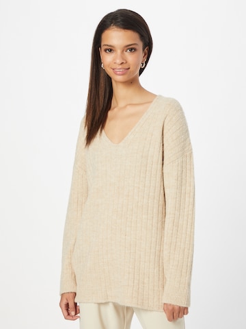 Pull-over 'Josina' ABOUT YOU en beige : devant