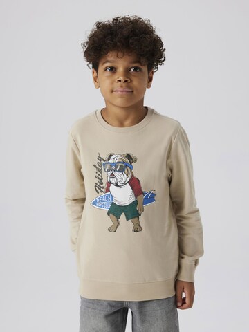 NAME IT Sweatshirt in Beige: Vorderseite