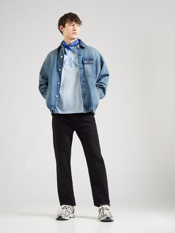 Calvin Klein Jeans Szabványos Póló '16S ELEVATED' - kék