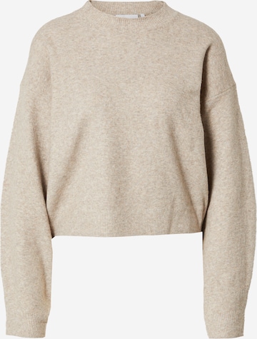 WEEKDAY Sweater 'Aggie' in Beige: front