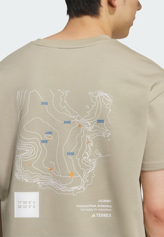 ADIDAS TERREX - Camiseta funcional 'Xploric' en marrón
