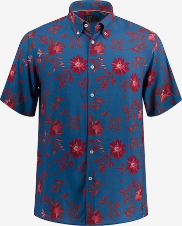 JP1880 Regular fit Button Up Shirt in Blue: front