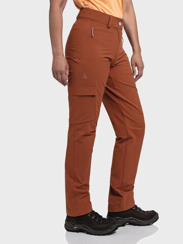 Schöffel Regular Outdoorbroek ' Kitzstein ' in Rood