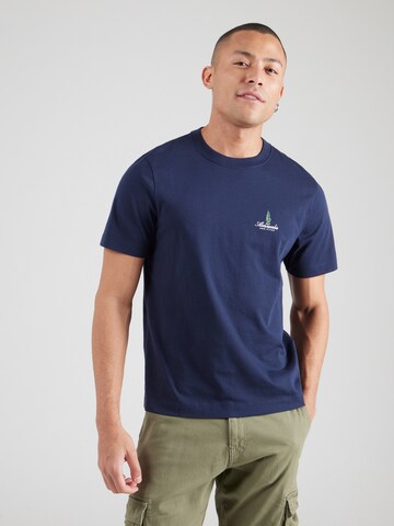 Abercrombie & Fitch Tričko – modrá