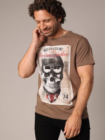 Deeluxe T-Shirt 'Clem' in Grau: Vorderseite