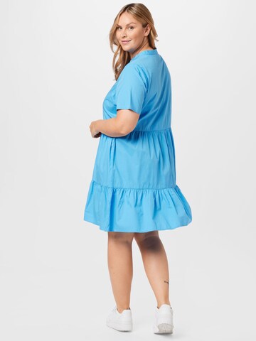 ONLY Carmakoma Shirt Dress 'Marrakesh' in Blue