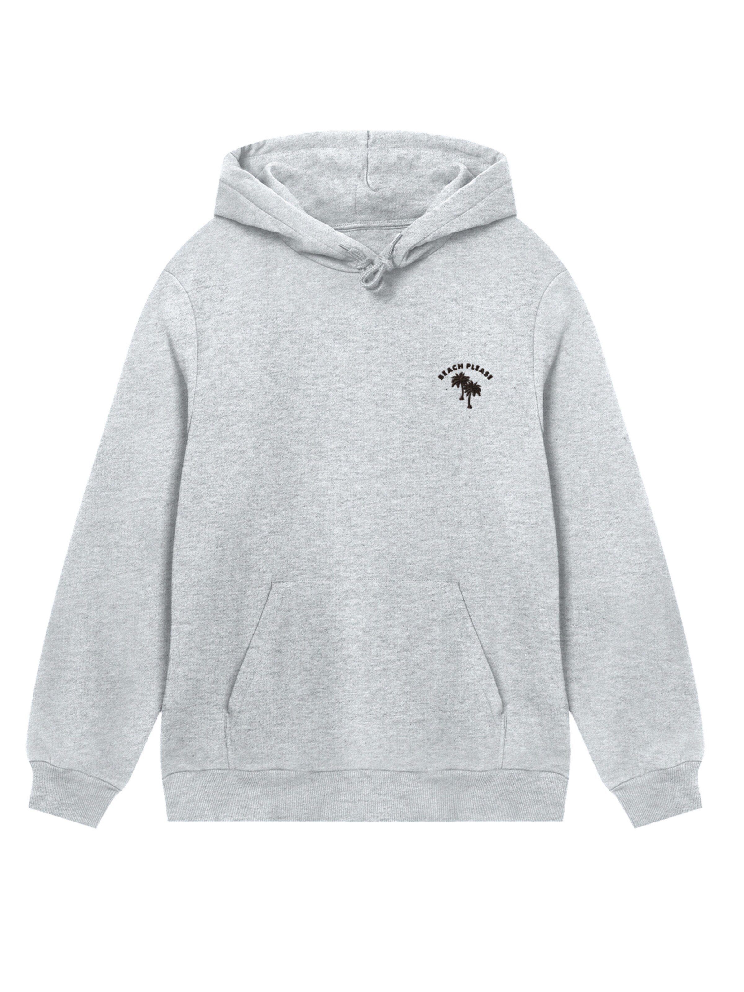 F4NT4STIC Sweatshirt 'Beach Please' in Grau: Vorderseite