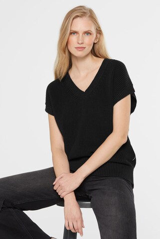SENSES.THE LABEL Sweater in Black: front