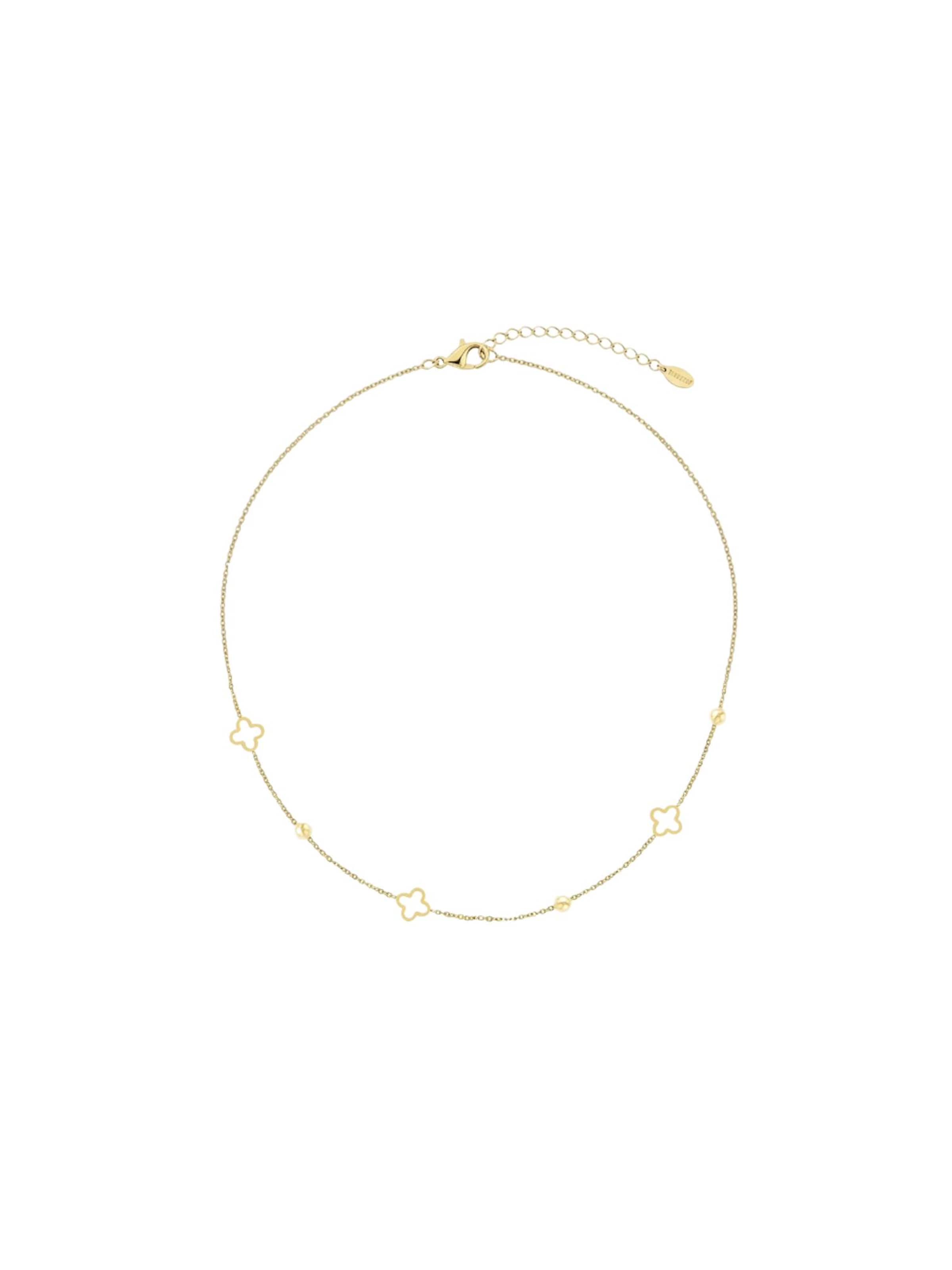 Cala Rose Ketting 'EBISU' in Goud: voorkant