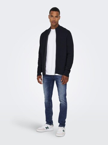 Regular Jean 'Loom' Only & Sons en bleu