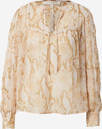 Camicia da donna 'BRIGIDA' di GUESS in beige: frontale