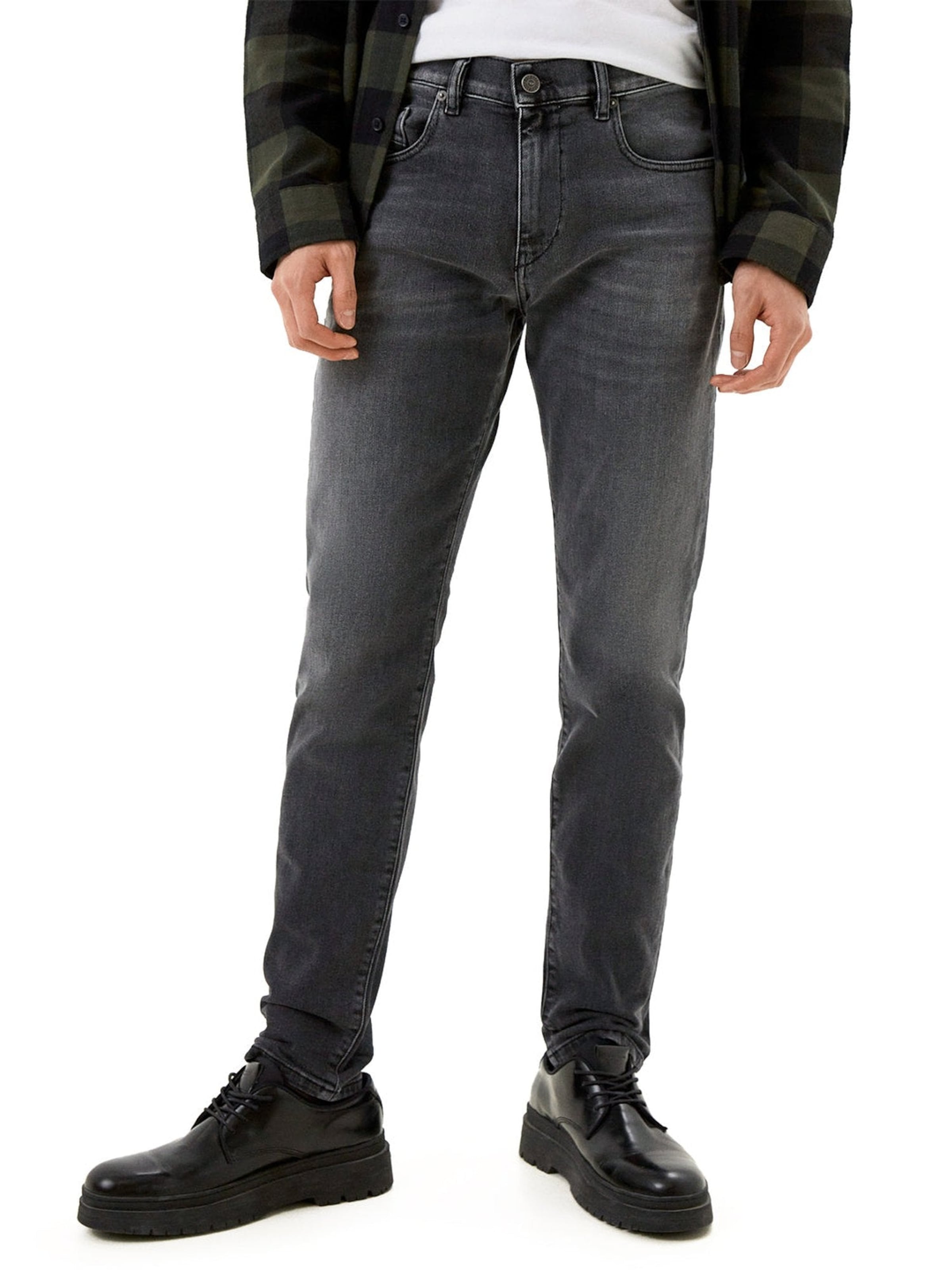DIESEL Slimfit Jeans 'D-STRUKT' in Grijs