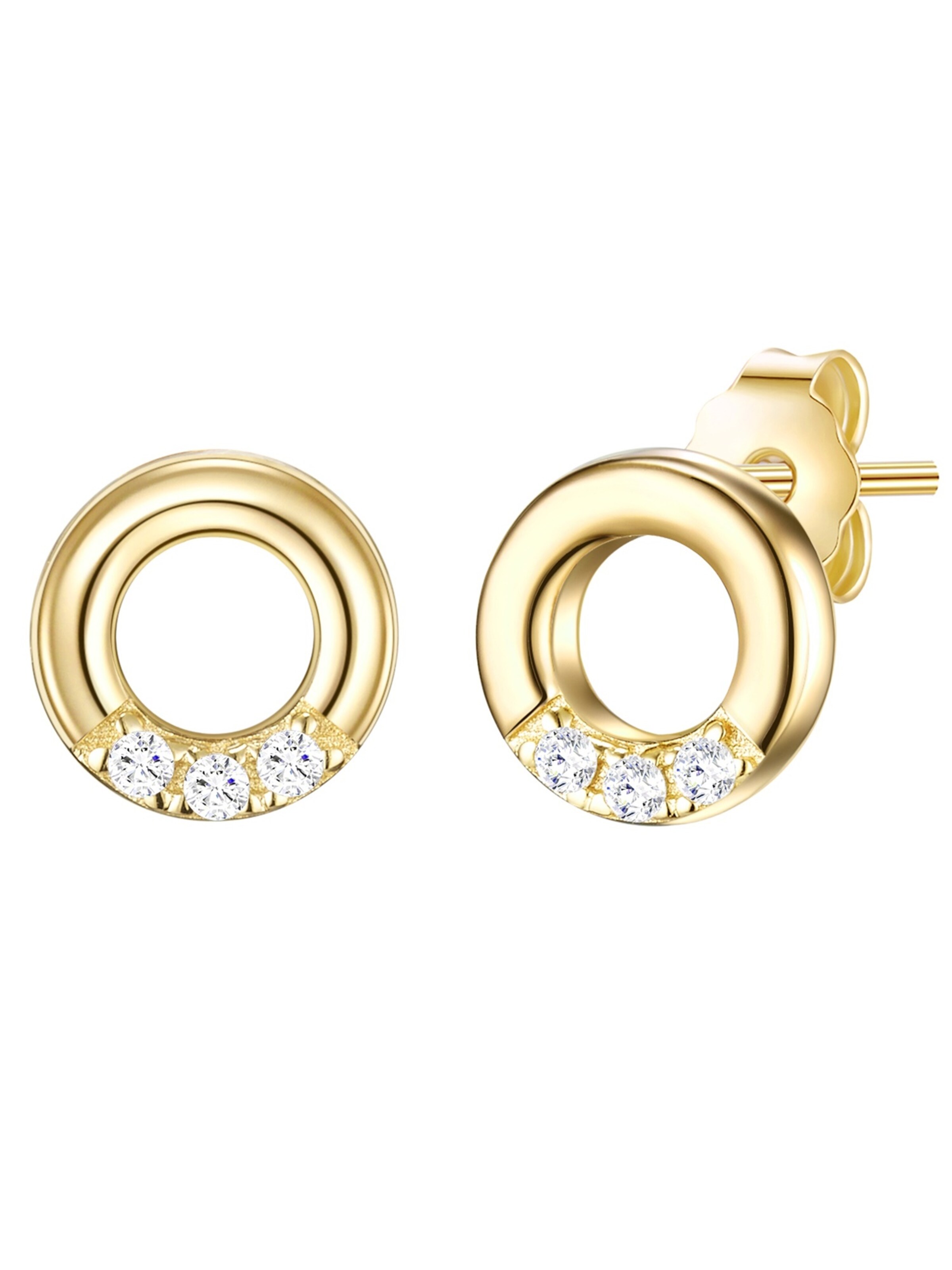 Lulu & Jane Earrings in Gold: front