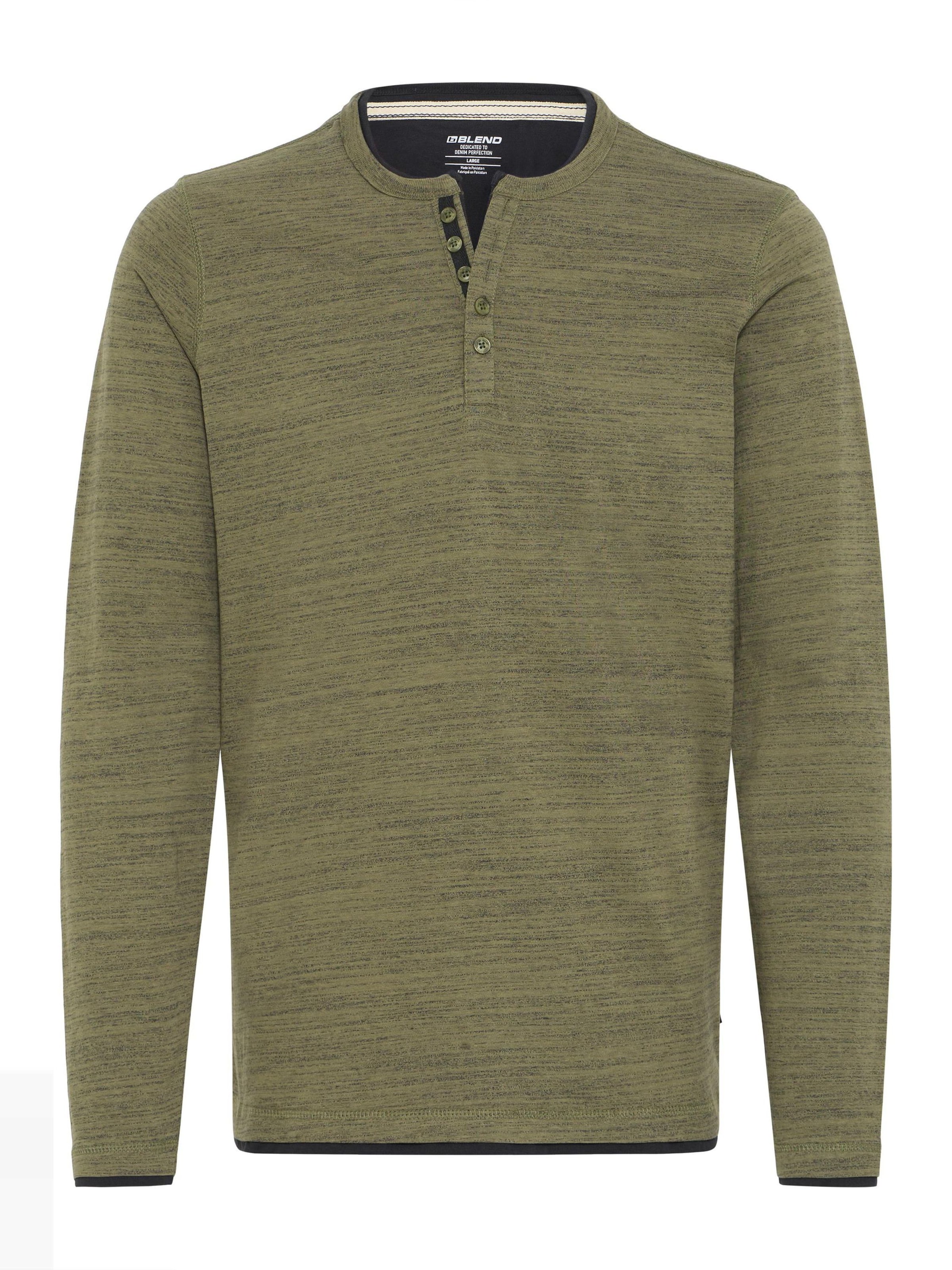 T-Shirt ' BHJEFF ' BLEND en vert : devant