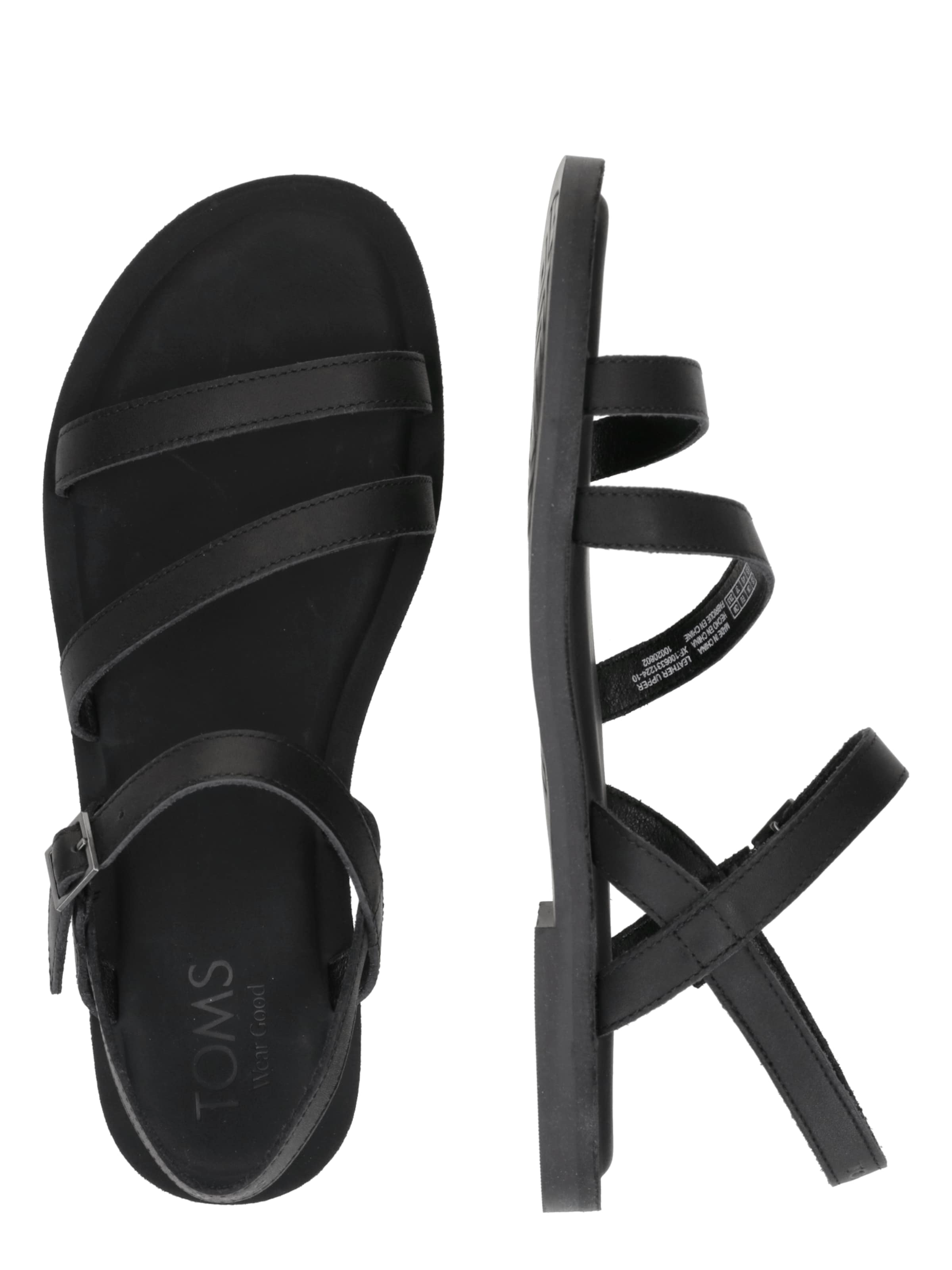 Sandalo con cinturino 'KIRA' di TOMS in nero