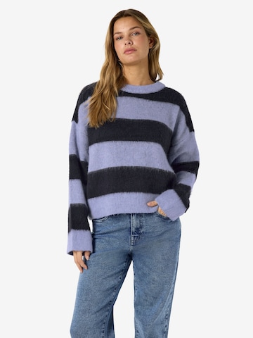 Noisy may Pullover 'NMSoff' i blå