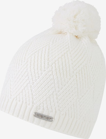 ZIENER Athletic Hat 'IXIA' in White: front