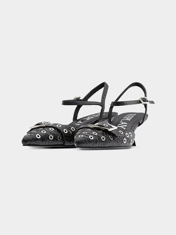 REPLAY - Sapatos abertos atrás 'ELISE VISION' em preto