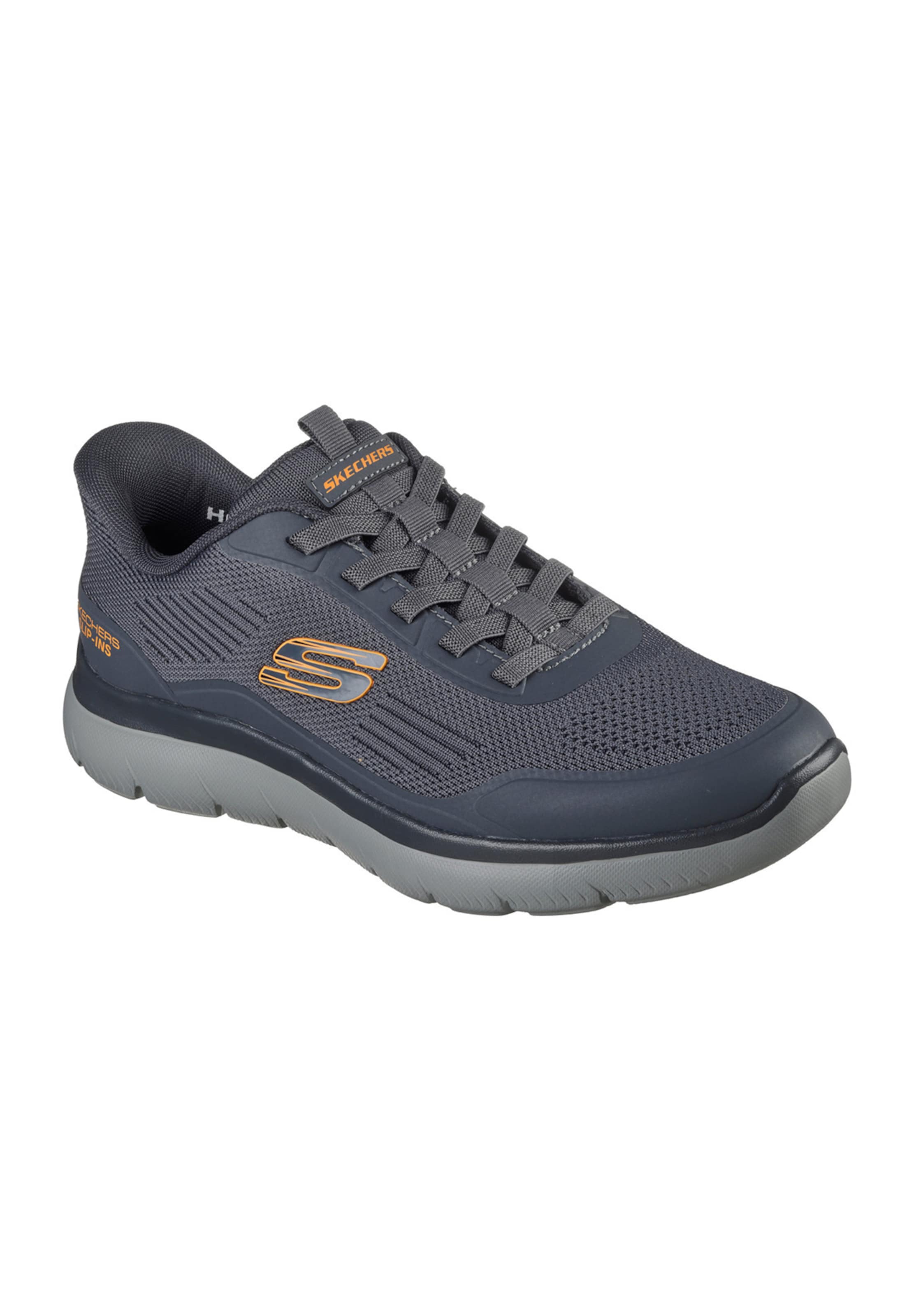 Baskets basses 'SUMMITS - LEYTER' SKECHERS en gris : devant