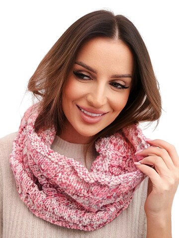 Lumera Kruhová šála – pink: přední strana