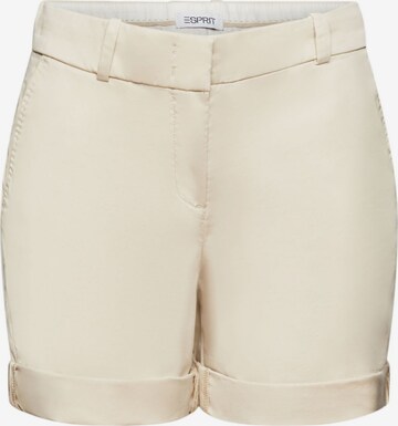 Regular Pantalon ESPRIT en beige : devant