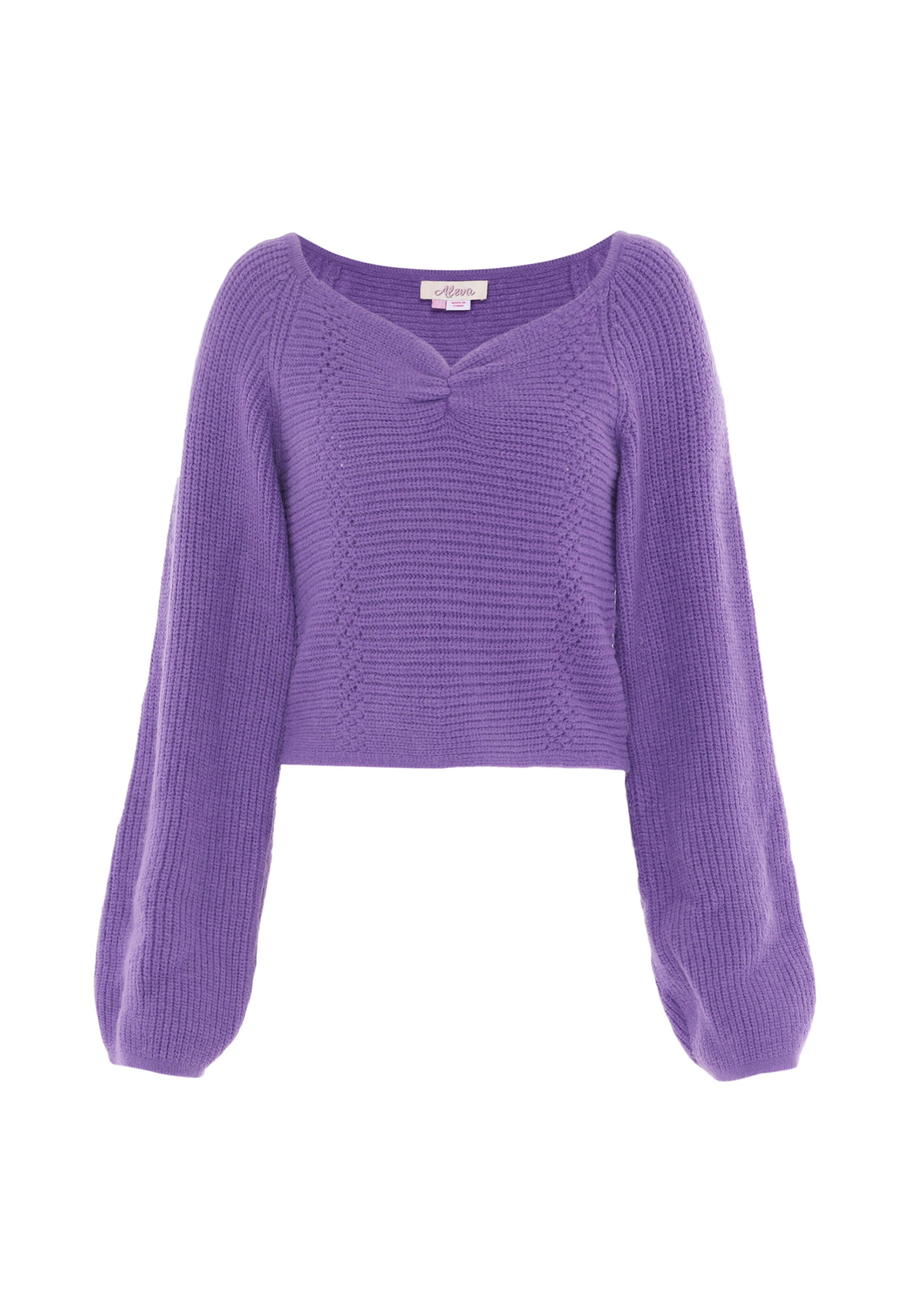 aleva - Pullover em roxo: frente