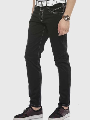 Coupe slim Jean CIPO & BAXX en noir