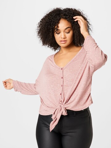 ABOUT YOU Curvy Shirt 'Jaden' in Pink: predná strana