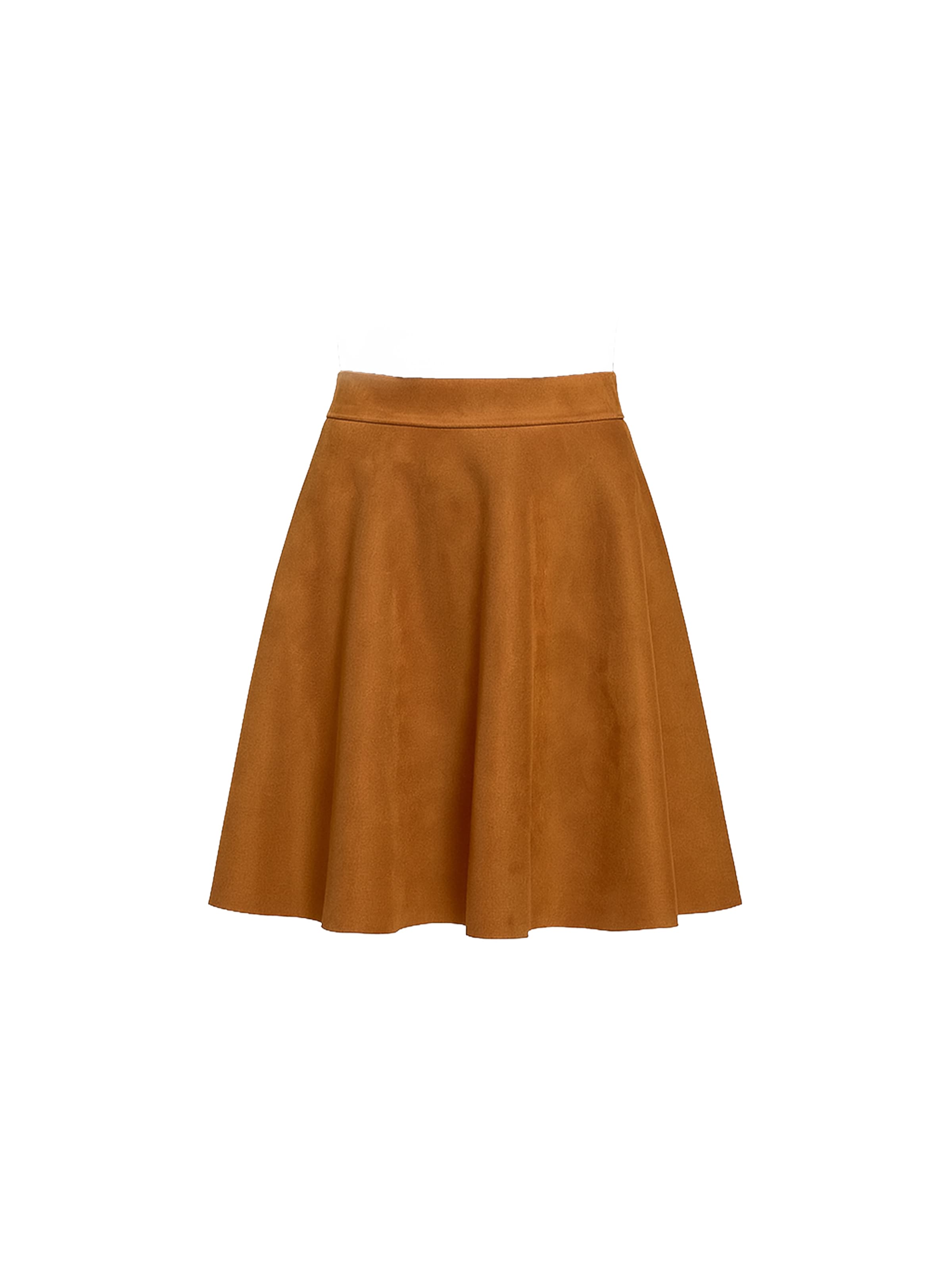 Elara Jupe en camel, Vue avec produit