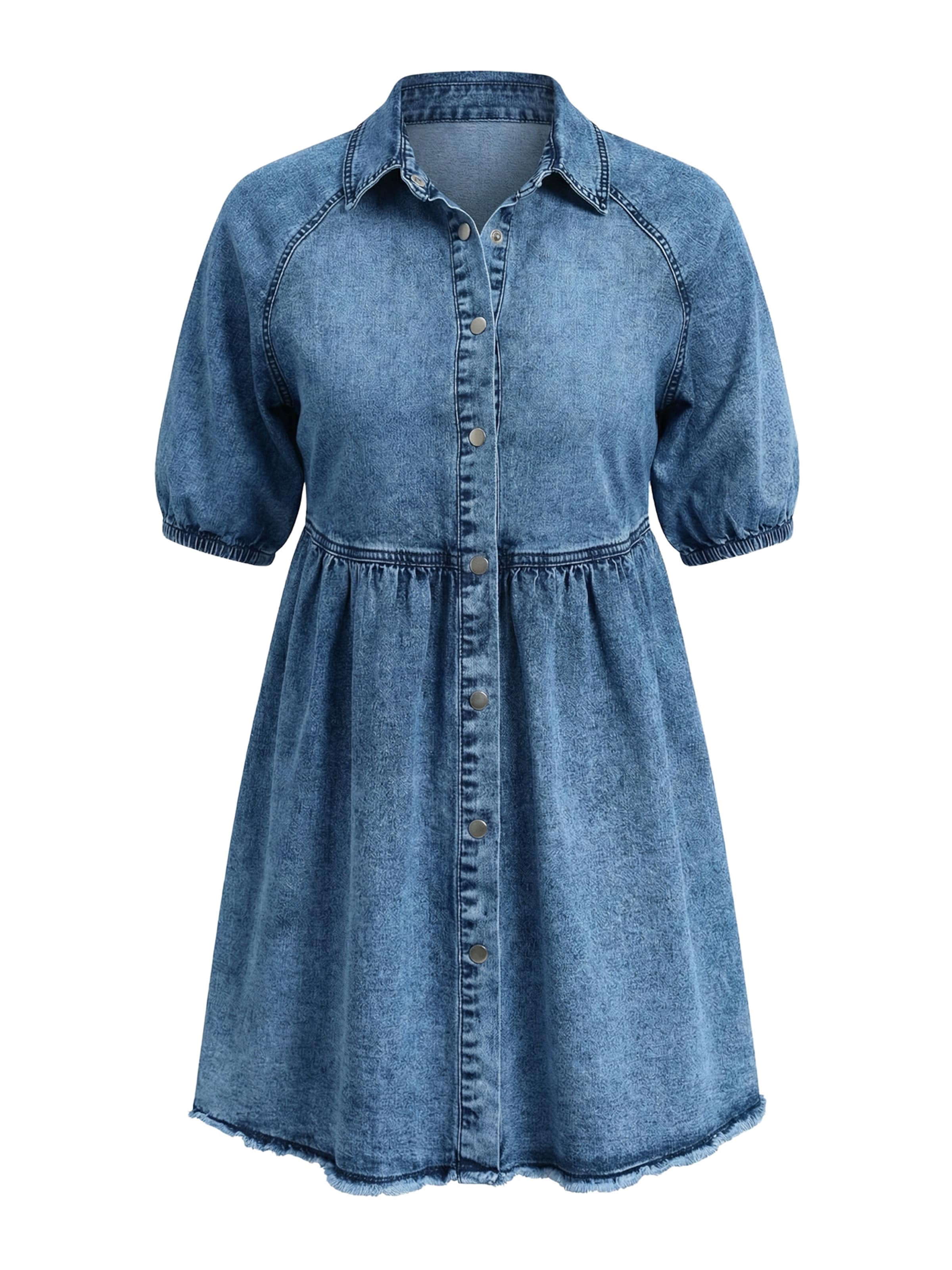 Imily Bela Kjole i blå: forside