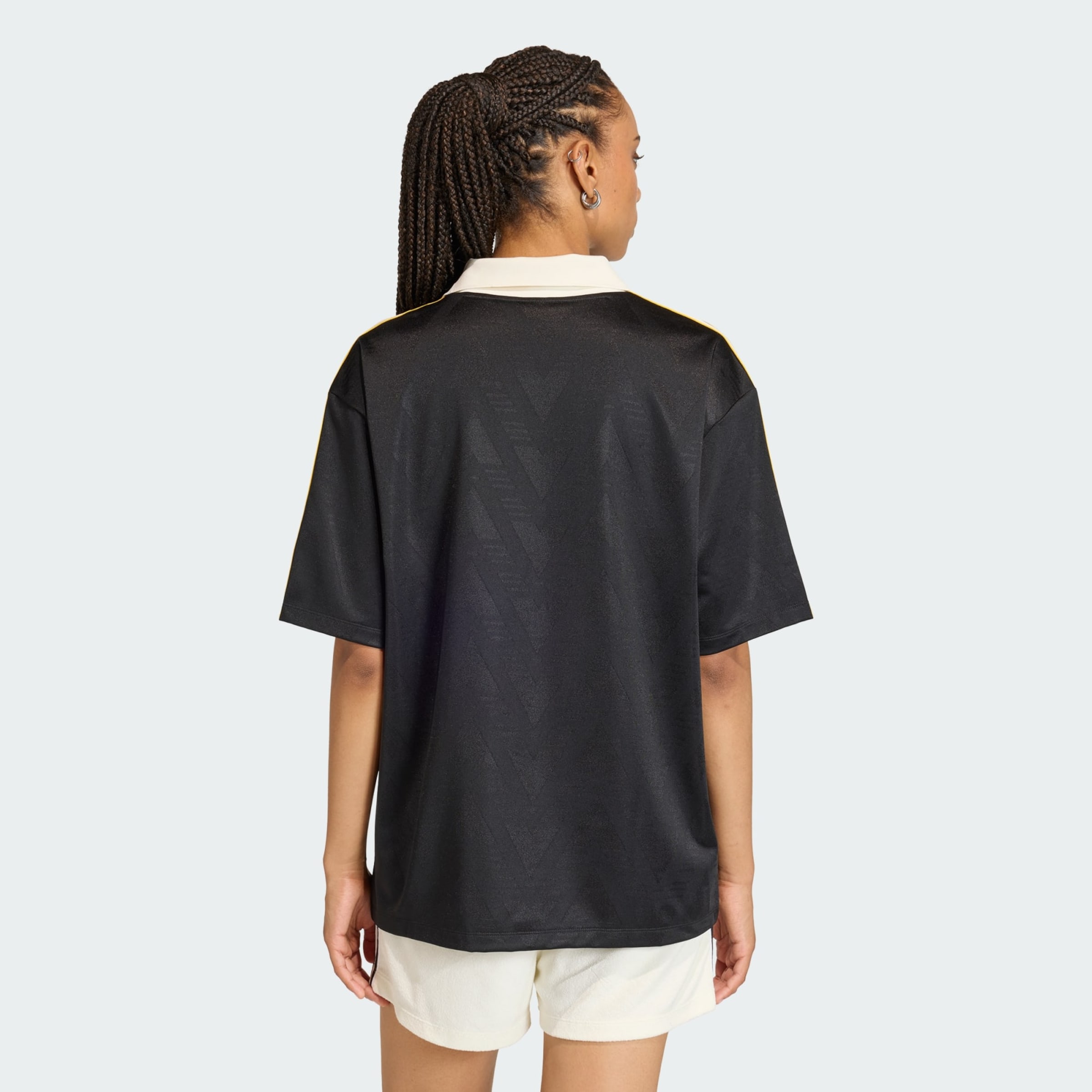 ADIDAS ORIGINALS Shirt 'FOOTBALL JERSEY' in Zwart | ABOUT YOU