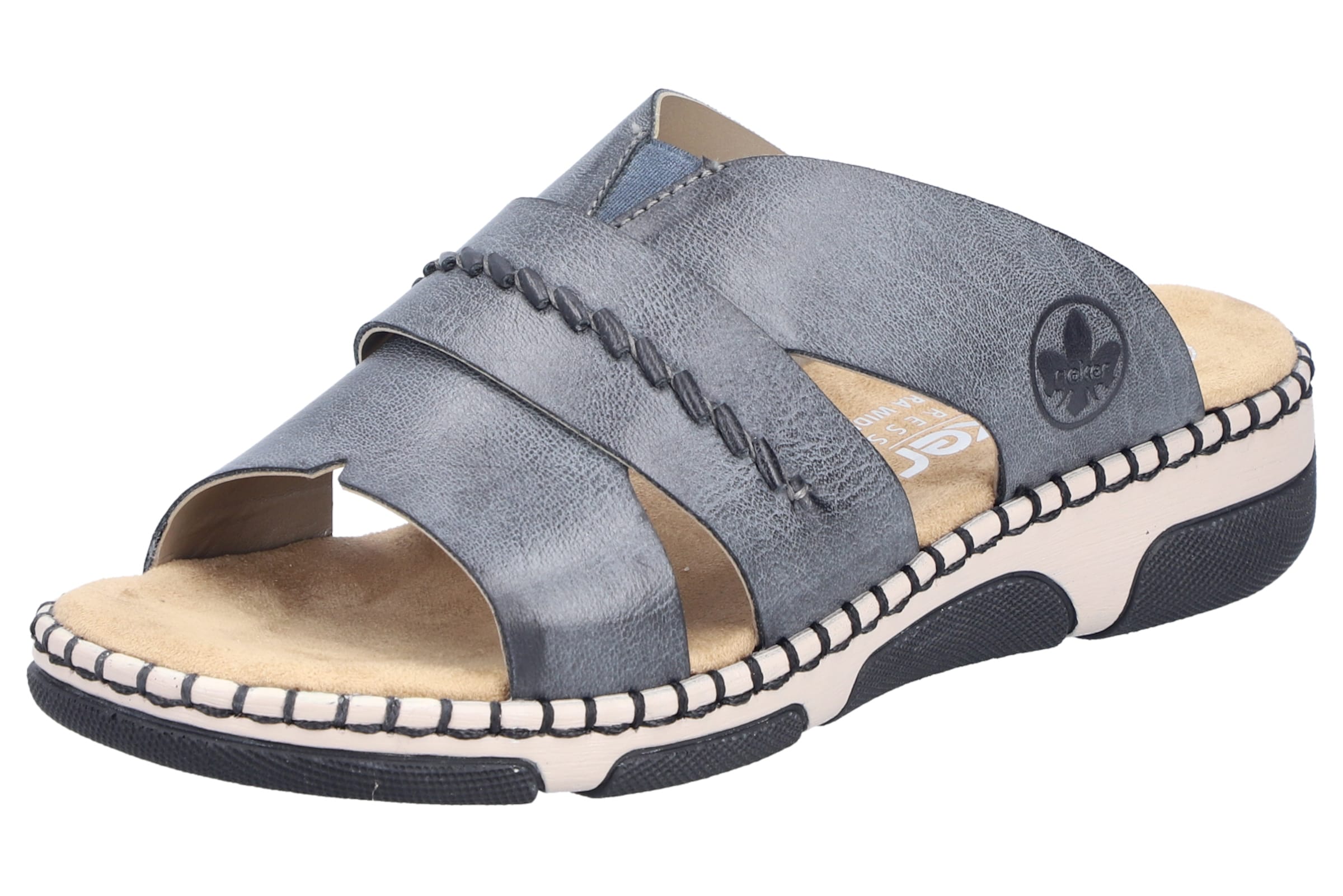 Mule Rieker en gris : devant