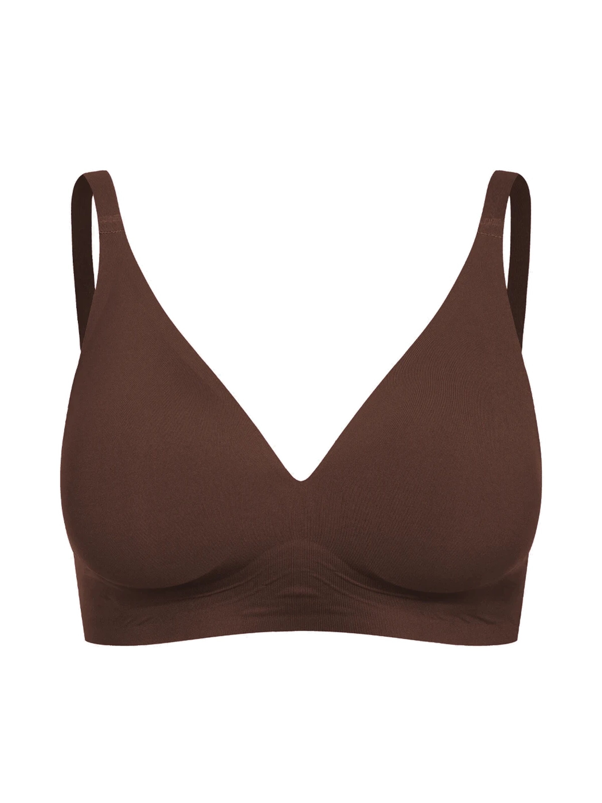 Soutien-gorge 'Comfort Push-Up BH' cfab (formerly creamy fabrics) en marron : devant