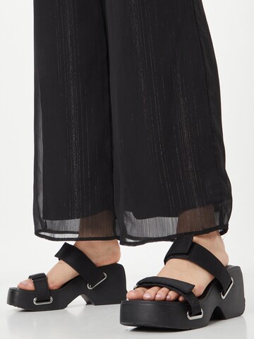 Wide Leg Pantalon River Island en noir