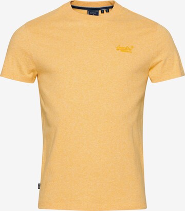 T-Shirt 'Vintage' Superdry en jaune : devant