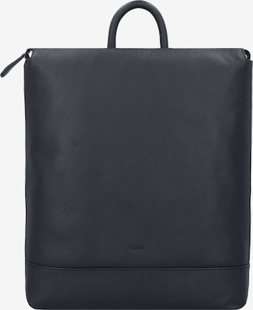 Picard Rucksack 'Luis' in Schwarz: Vorderseite