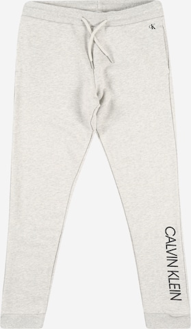 Pantalon Calvin Klein Jeans en gris : devant