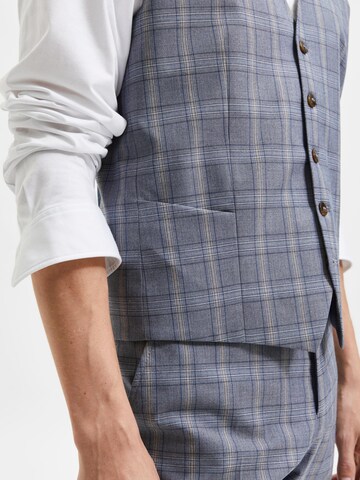 SELECTED HOMME Suit Vest 'Logan' in Blue