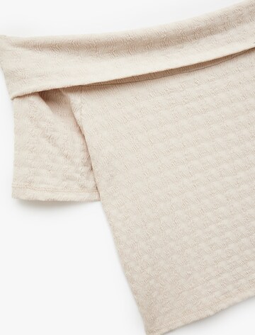 Koton T-Shirt in Beige