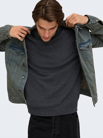 Pullover 'ONSVILLAS' di Only & Sons in grigio