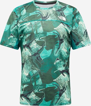 THE NORTH FACE - Camiseta funcional 'SUNRISER' en verde: frente