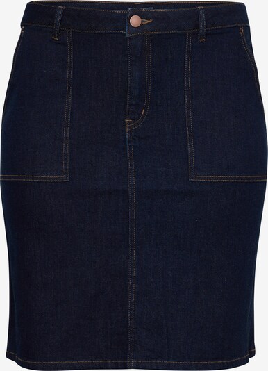 KAFFE CURVE Rok 'Milla' in de kleur Blauw denim, Productweergave