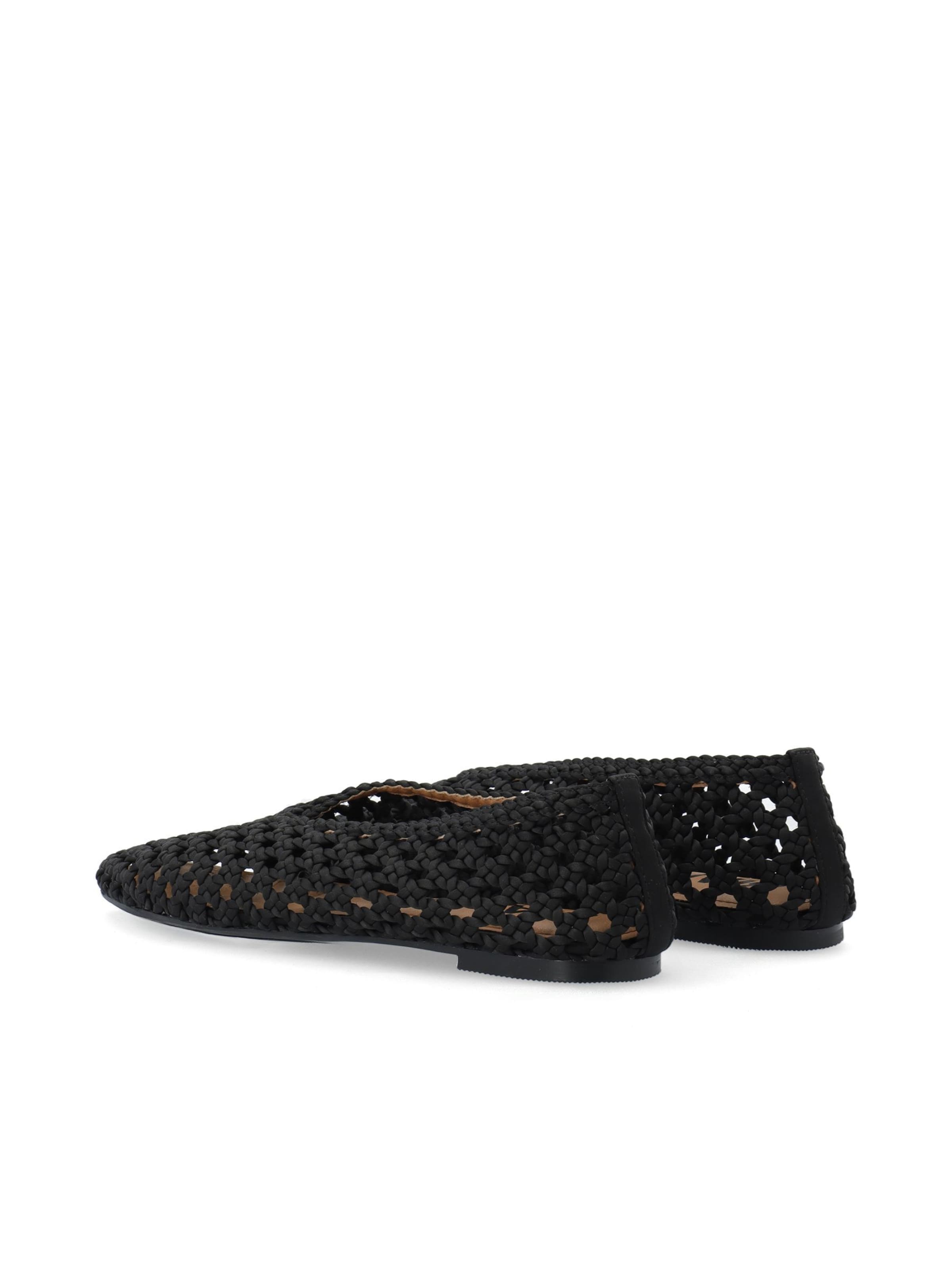 Ballerines 'LILJA ' Bianco en noir