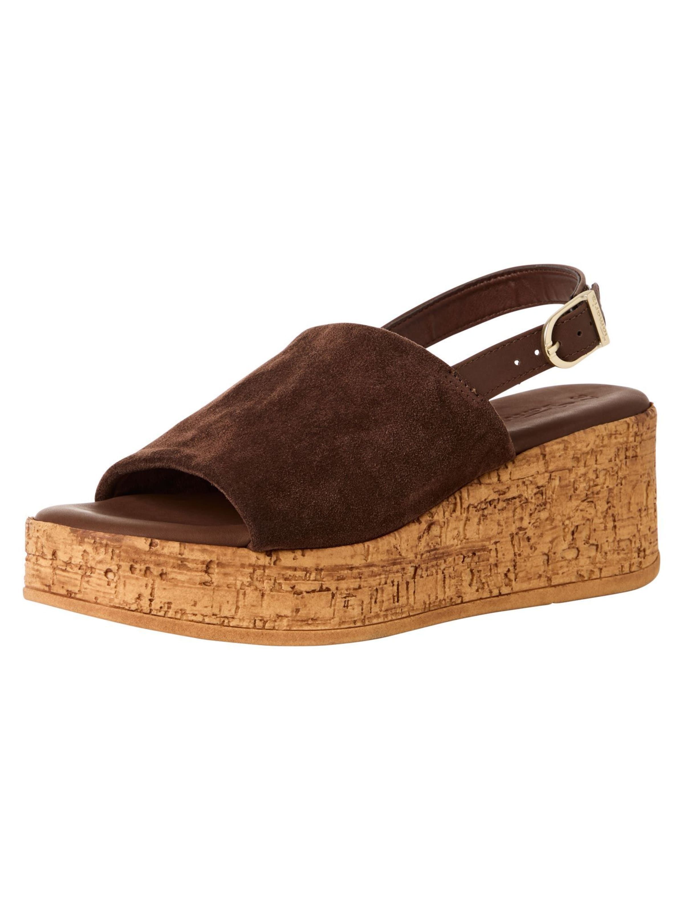 Sandales Tamaris en marron : devant