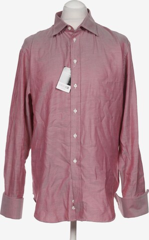 Emporio Armani Button Up Shirt in XL in Red: front